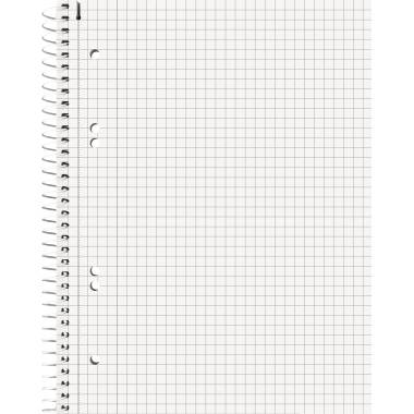 BRUNNEN Collegeblock 1067952 A5 kariert 80Bl rot