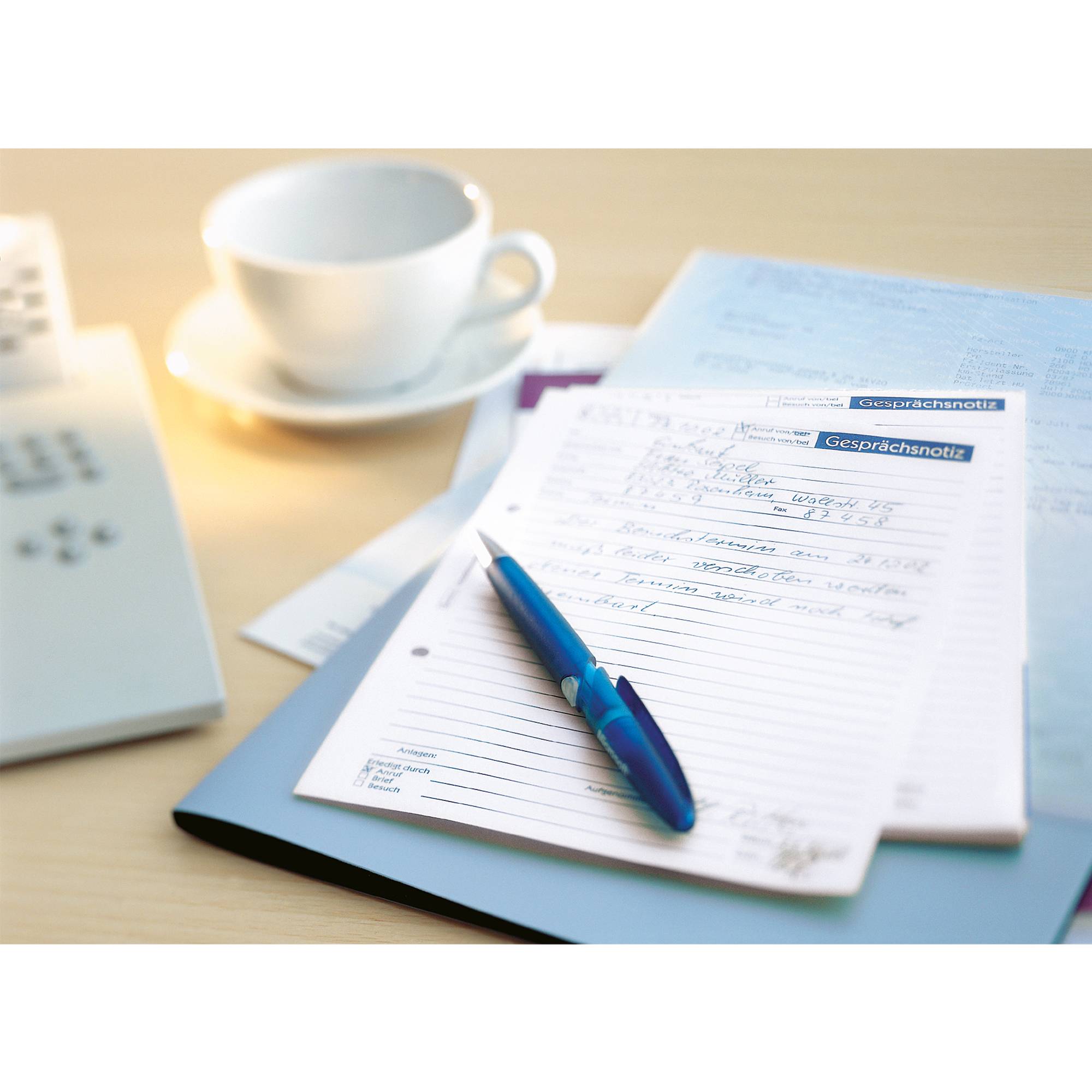 Avery Zweckform Gesprächsnotiz 1210 DIN A5 Recyling Block 50Blatt weiß