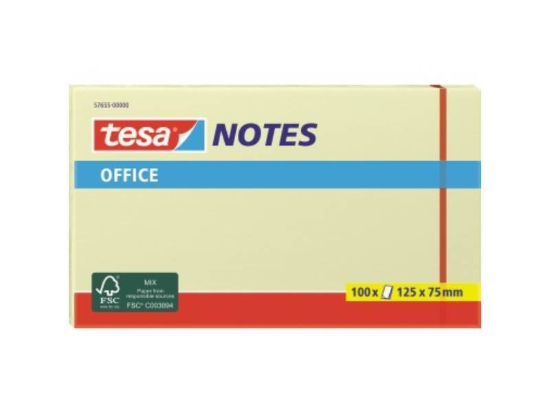 tesa Haftnotiz Office Notes 57655-00000 125x75mm 100Bl. gelb