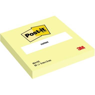 Post-it Haftnotiz Notes 654 76x76mm 100Bl ge