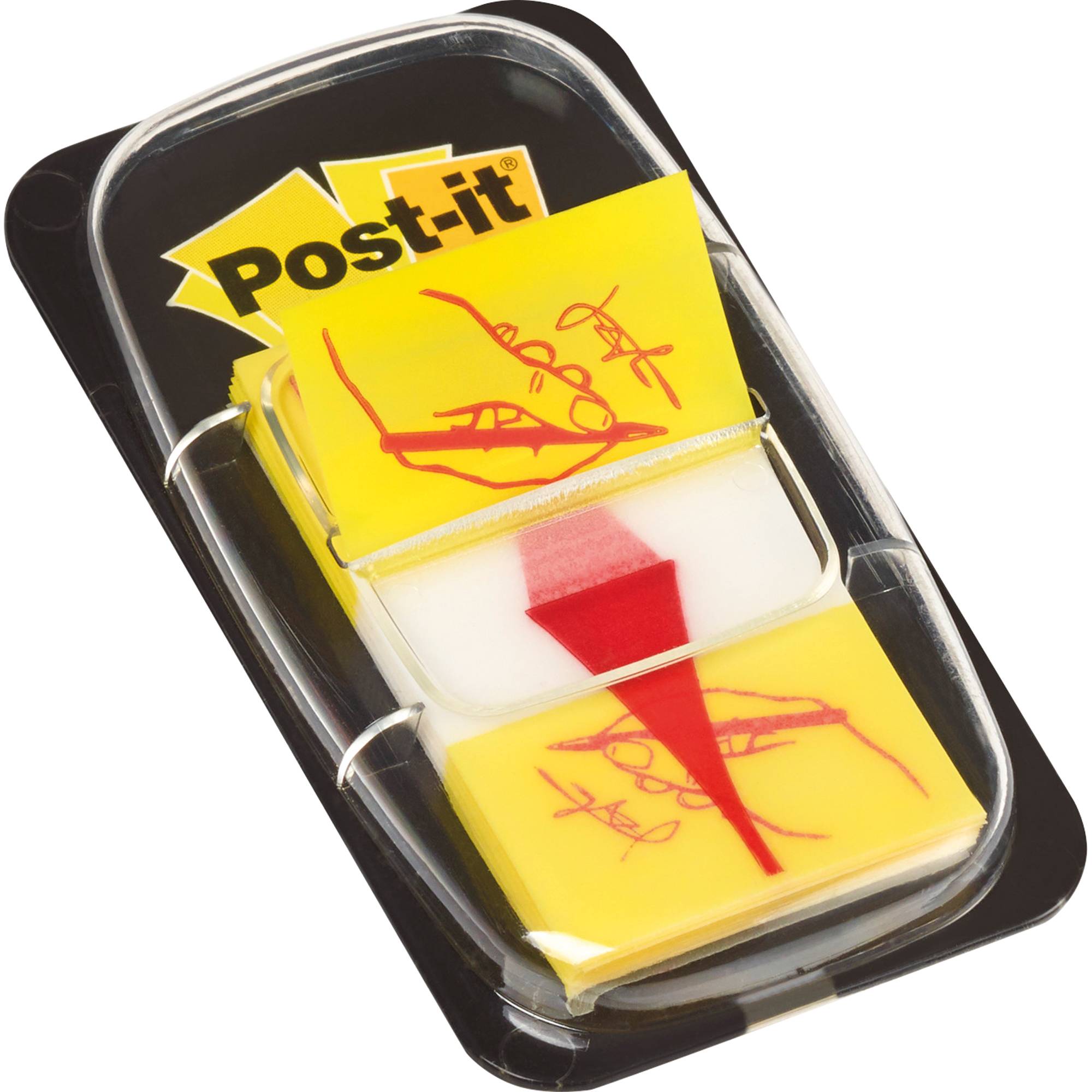 Post-it Haftstreifen Index Symbol 680-31 Unterschrift gelb 50Blatt