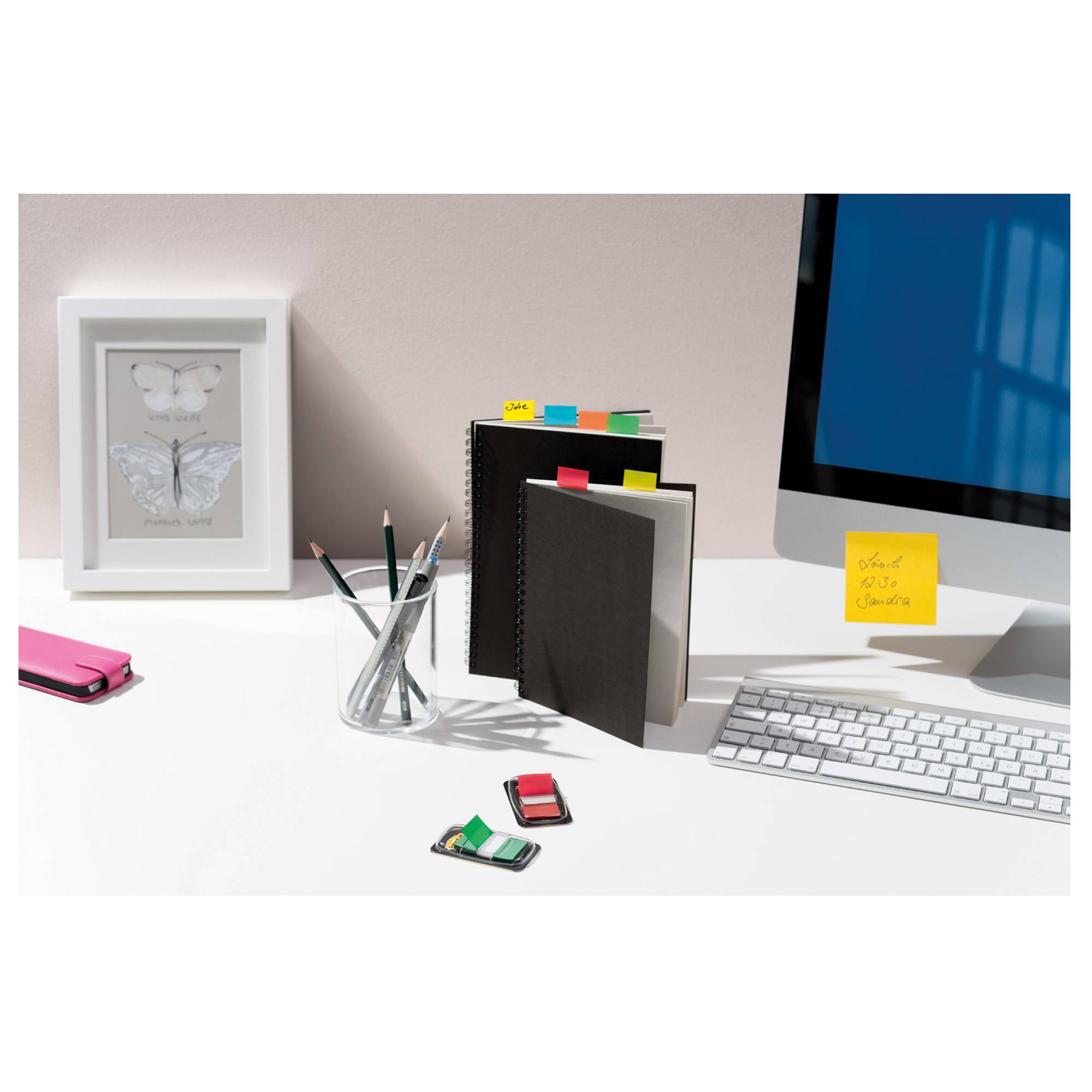 Post-it Haftstreifen Index Standard I680-2 25,4x43,2mm 50Blatt PES bl