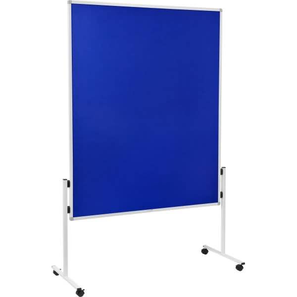 Moderationswand Economy Filz 150x120cm blau