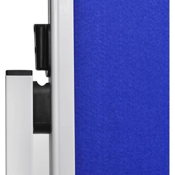 Moderationswand Economy Filz 150x120cm blau