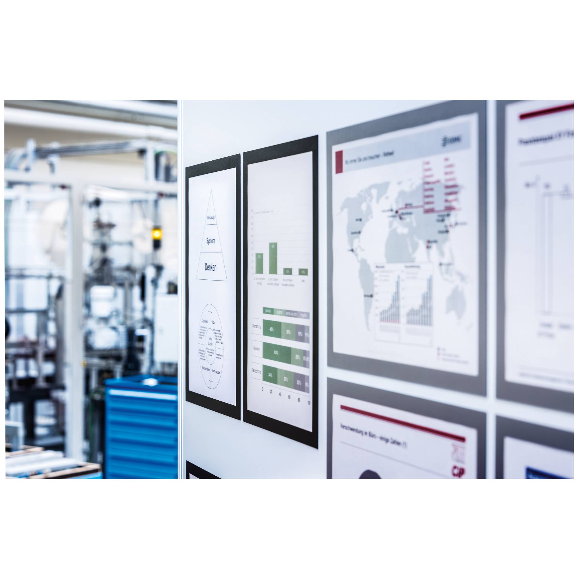 DURABLE Inforahmen DURAFRAME MAGNETIC 486807 A3 d.bl 5 St./Pack.