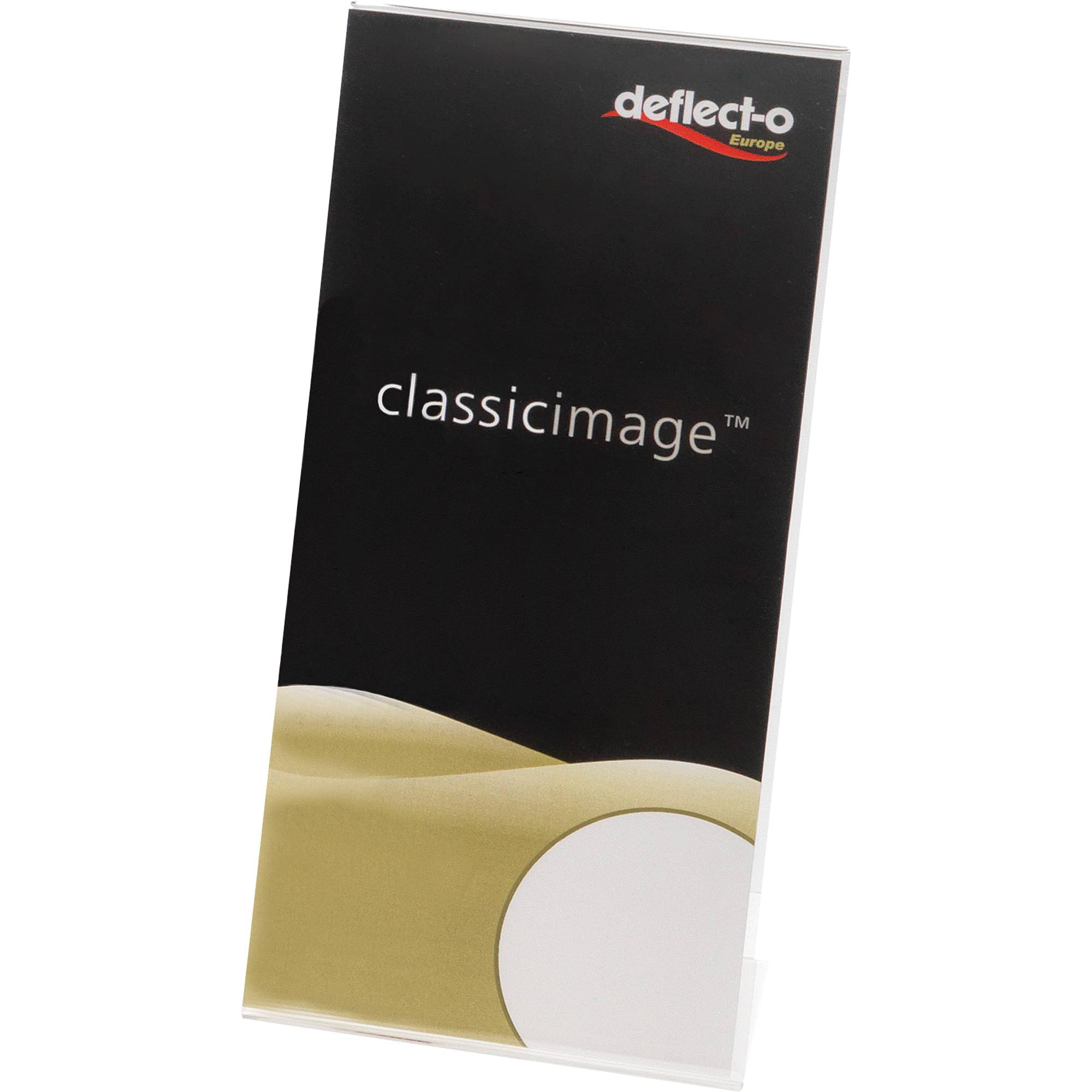 Deflecto Tischaufsteller Classic Image 45201 schräg DINlang hoch tr