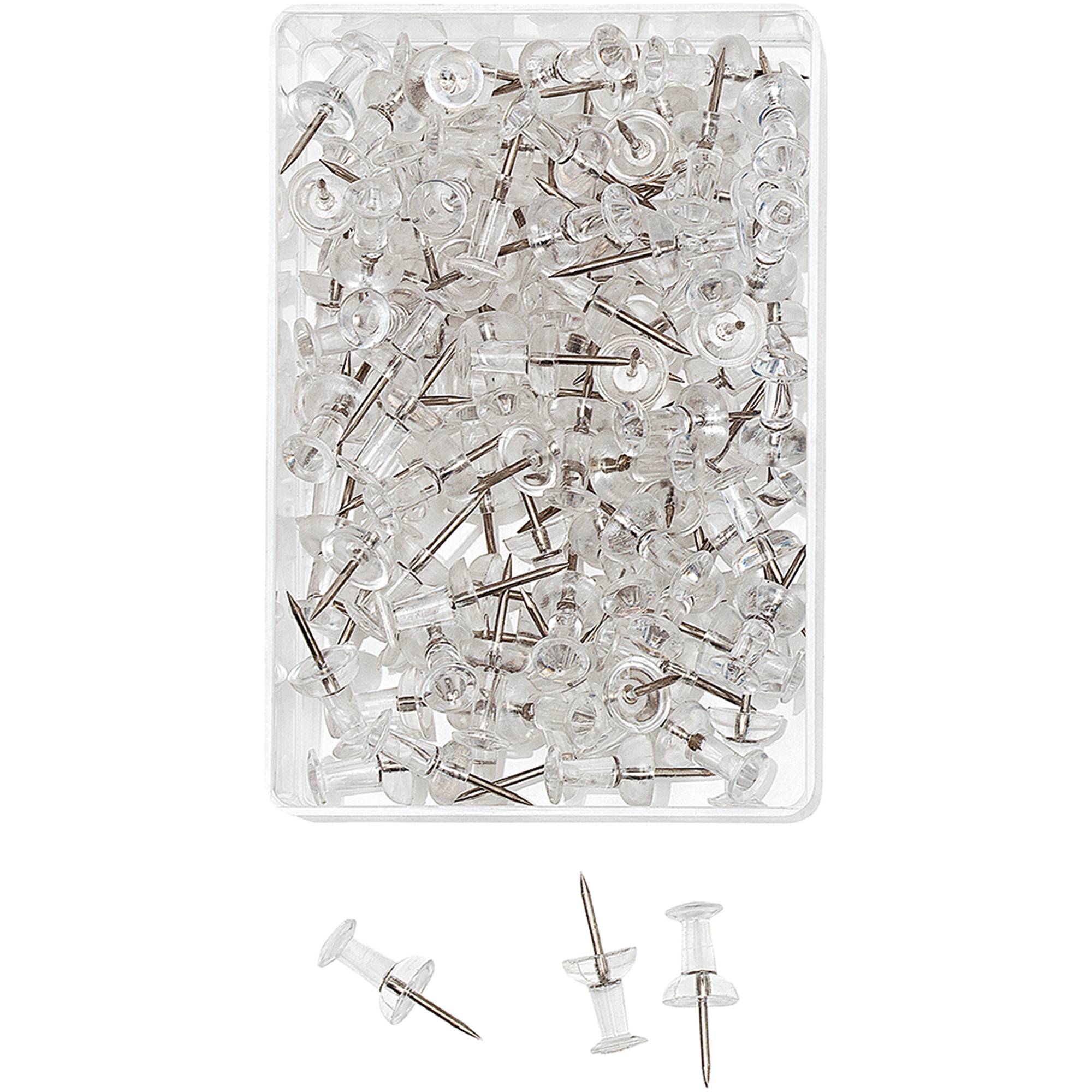 WEDO Pinnnadel Diaboloform 54249 glasklar 100 St./Pack.