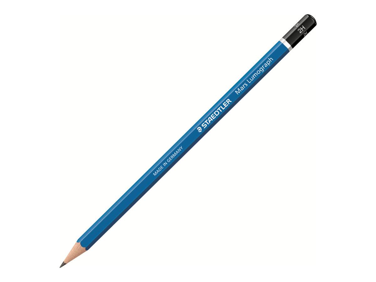 STAEDTLER Mars Lumograph - Bleistift - 2H - 2 mm (Packung mit 12)