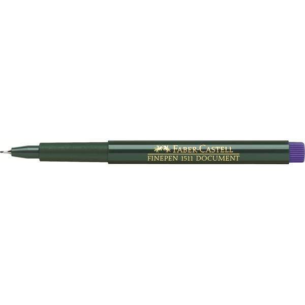 FABER-CASTELL Faserschr. Finepen 1511 0,4 mm blau 10Stk.