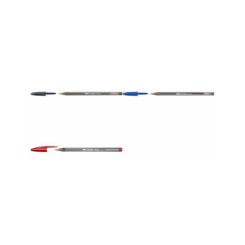 BIC Kugelschreiber Cristal Large, Strichfarbe: schwarz