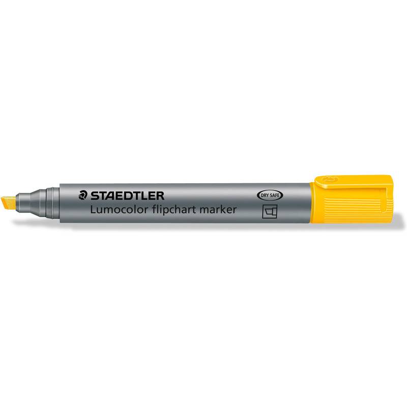 STAEDTLER Flipchartmarker Lumocolor 356 B-1 2-5mm Keilspitze gelb