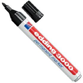 EDDING 3000 - Schwarz - Schwarz - Weiß - Kunststoff - 3 mm - 10 Stück(e)