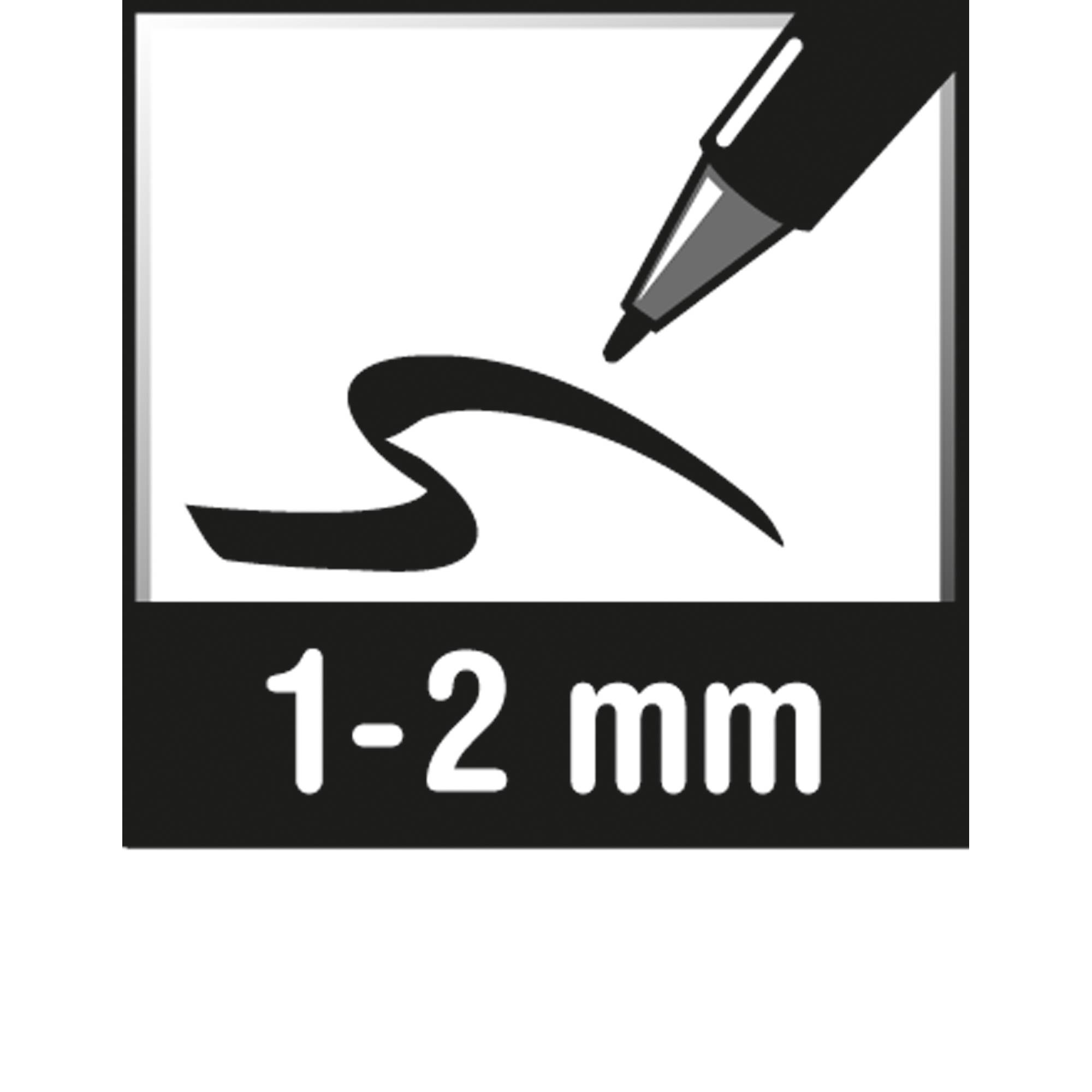 edding Lackmarker 751 4-751003 1-2mm Rundspitze permanent blau