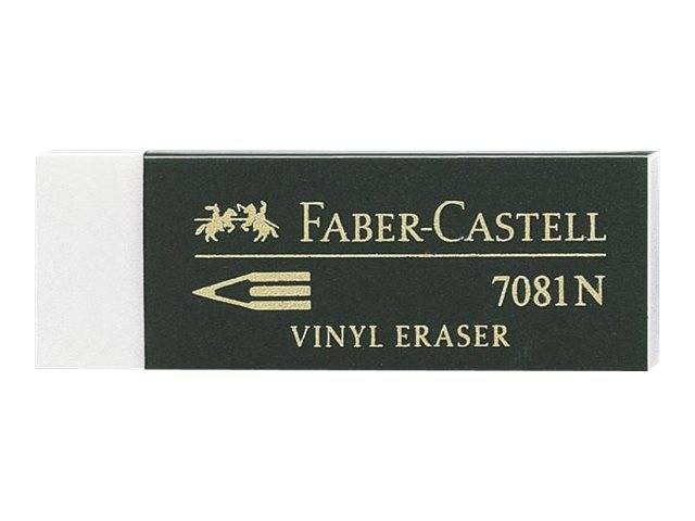 FABER-CASTELL 7081N - Radierer - weiß - Kunststoff