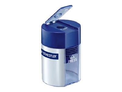 STAEDTLER Spitzdose - Blau/Silber - Metall