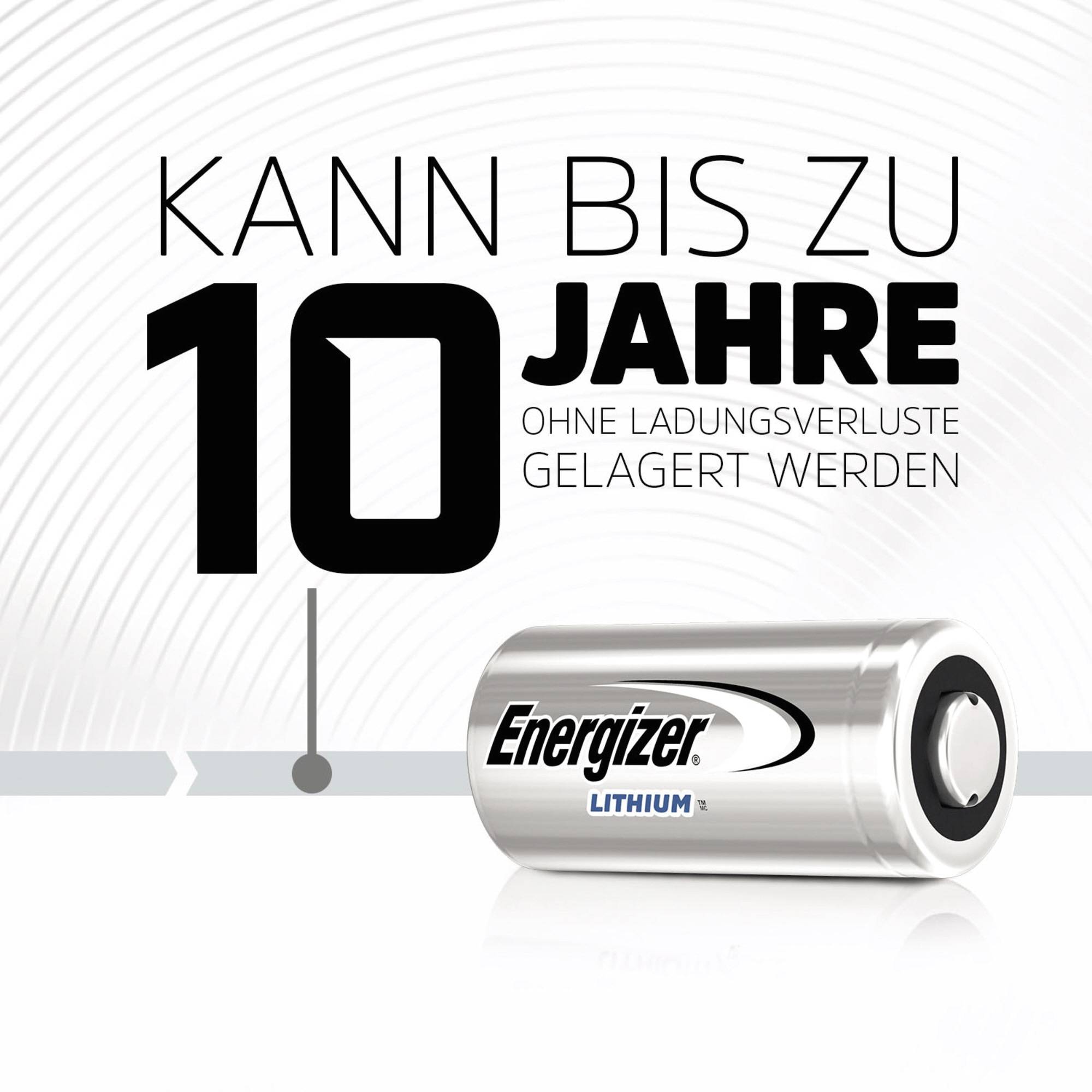 Energizer Fotobatterie CR2 E300783802 Lithium 2 St./Pack.