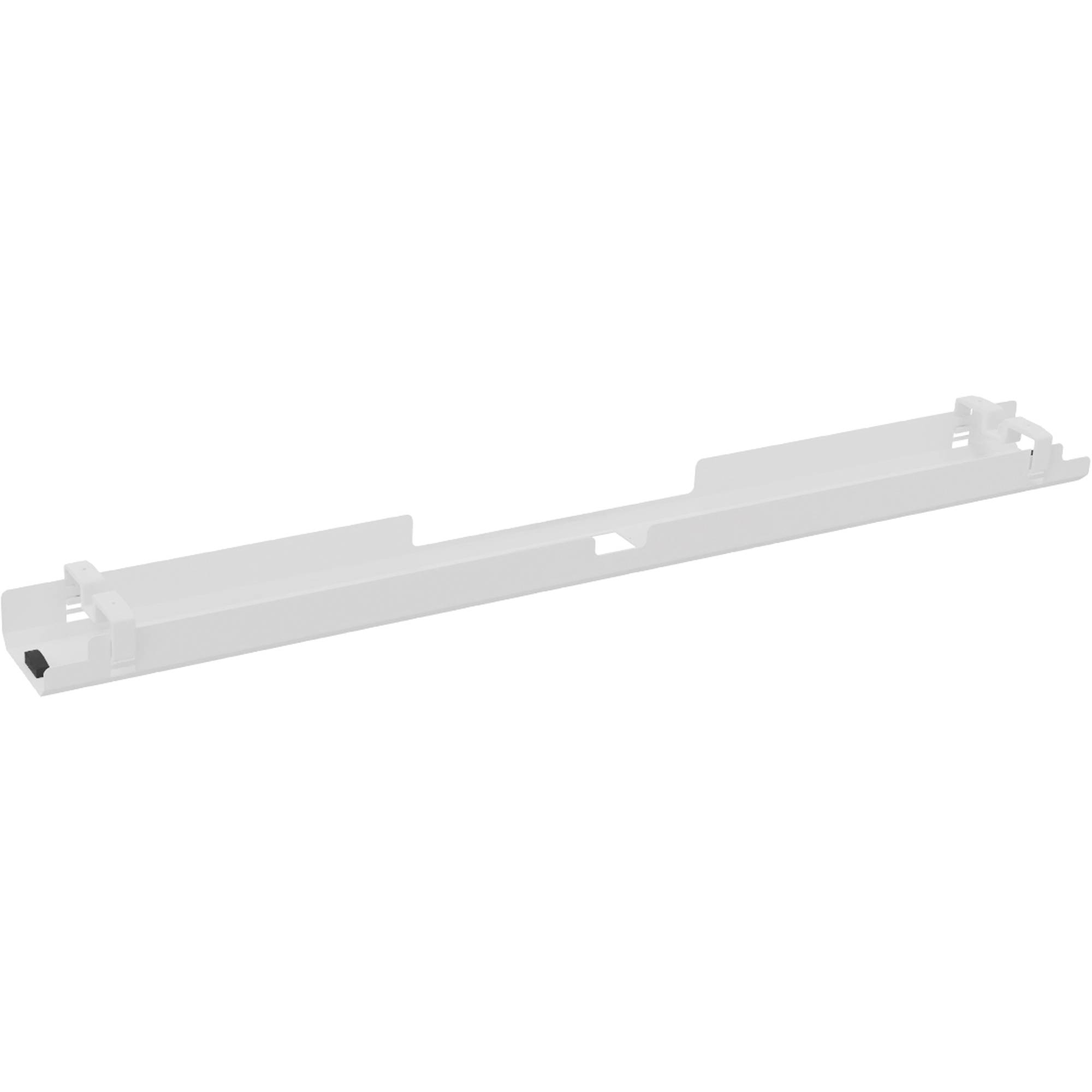 Kabelkanal horizontal beidseitig abklappbar für Tische B2000mm ws