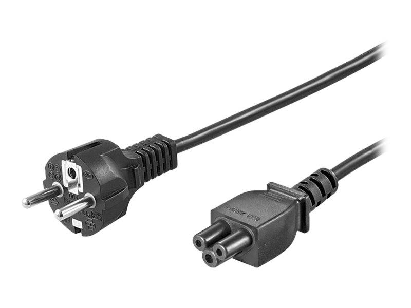 WENTRONIC - goobay NK 114 S-180 - Stromkabel - IEC 60320 C5 zu power CEE 7/7 (M)