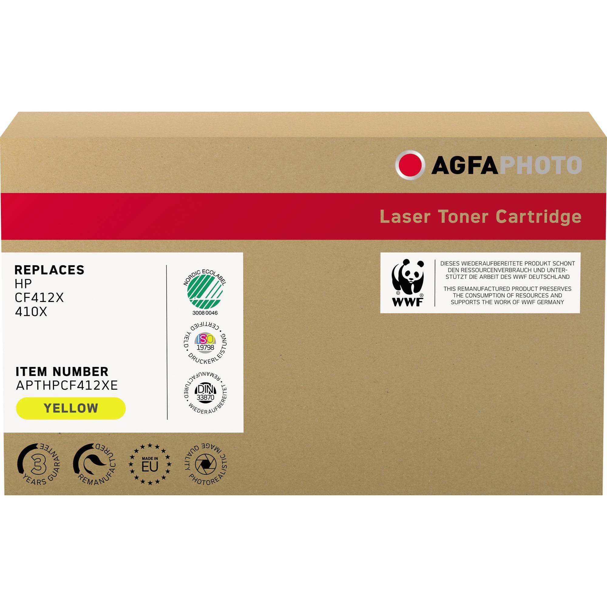 AgfaPhoto - Gelb - kompatibel - Tonerpatrone (Alternative zu: HP 410X)