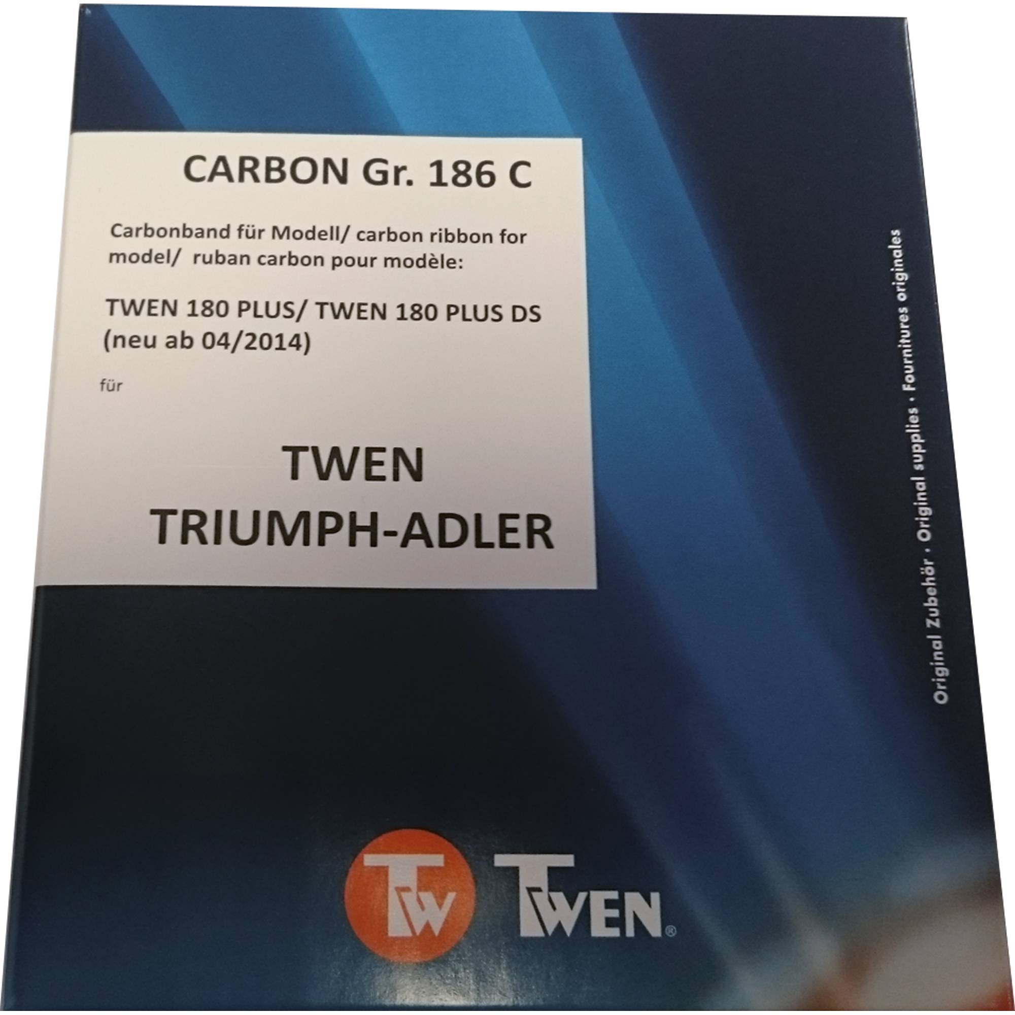 TWEN Farbband 482 Gr.186C Carbon schwarz