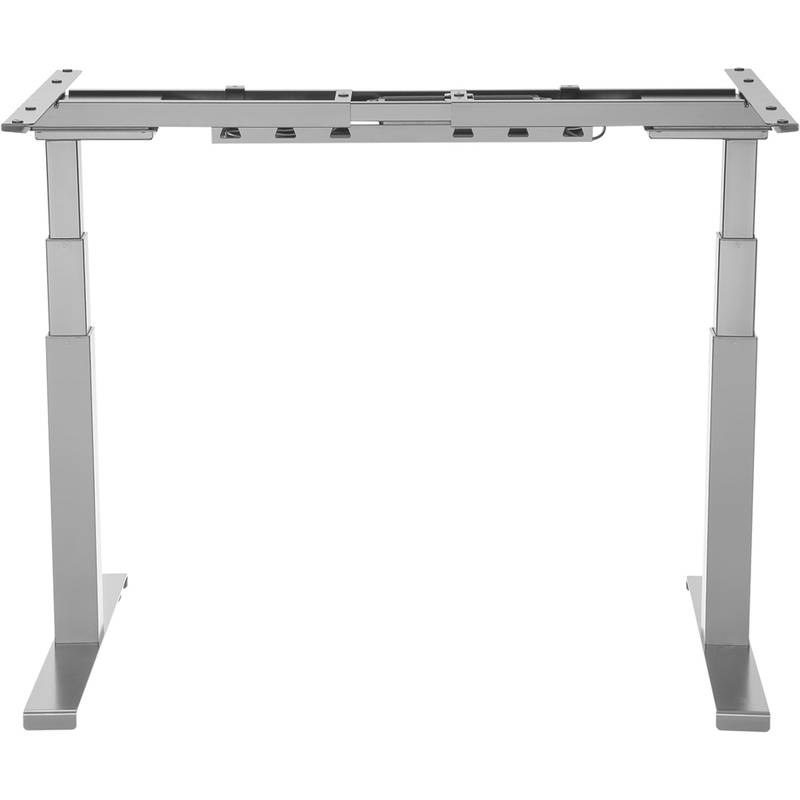 Gestell für Tischsystem Cambio 62x100x65cm höhenverstellbar silber