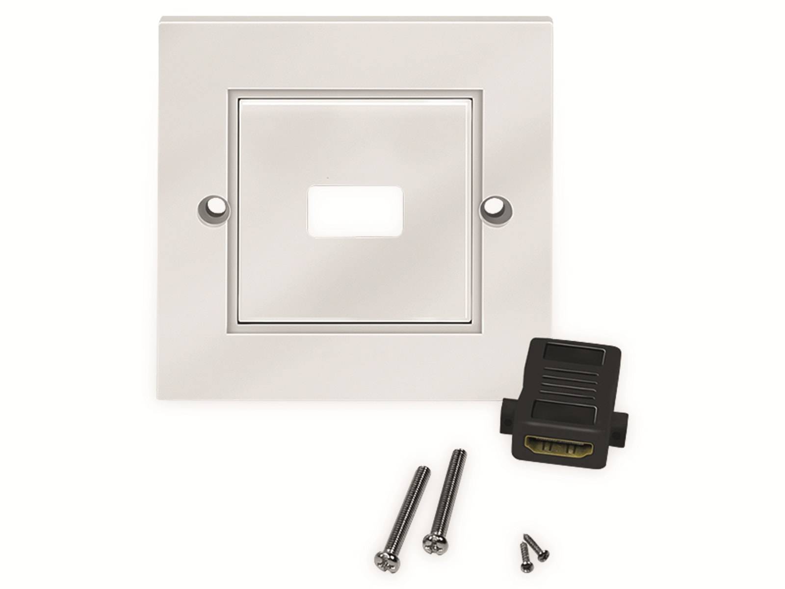 LOGILINK HDMI-Wanddose 1-Port, weiß