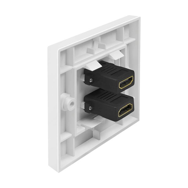 LogiLink Anschlussdose, 2x HDMI Kupplung - HDMI Kupplung