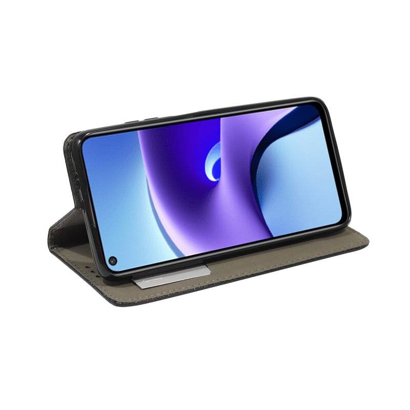 cofi1453® Buch Tasche "Smart" kompatibel mit XIAOMI REDMI NOTE 9T 5G Handy Hülle Etui Brieftasche Schutzhülle mit Standfunktion, Kartenfach Schwarz