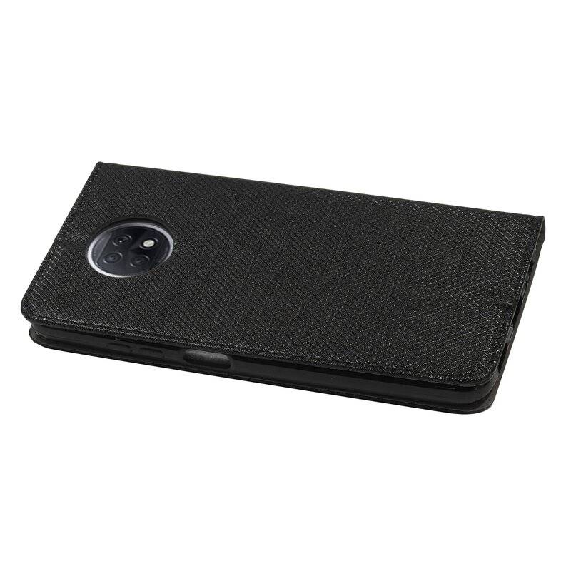 cofi1453® Buch Tasche "Smart" kompatibel mit XIAOMI REDMI NOTE 9T 5G Handy Hülle Etui Brieftasche Schutzhülle mit Standfunktion, Kartenfach Schwarz