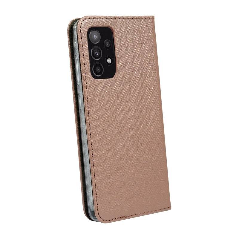 cofi1453 Buch Tasche "Smart" kompatibel mit SAMSUNG GALAXY A52 ( A525F ) Handy Hülle Etui Brieftasche Schutzhülle mit Standfunktion, Kartenfach Rosa
