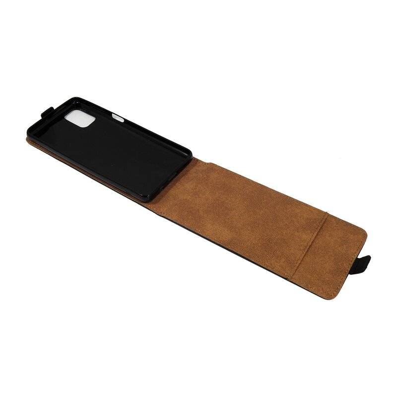 cofi1453® Flip Case kompatibel mit Samsung Galaxy A52 (A525F) Handy Tasche vertikal aufklappbar Schutzhülle Klapp Hülle Schwarz