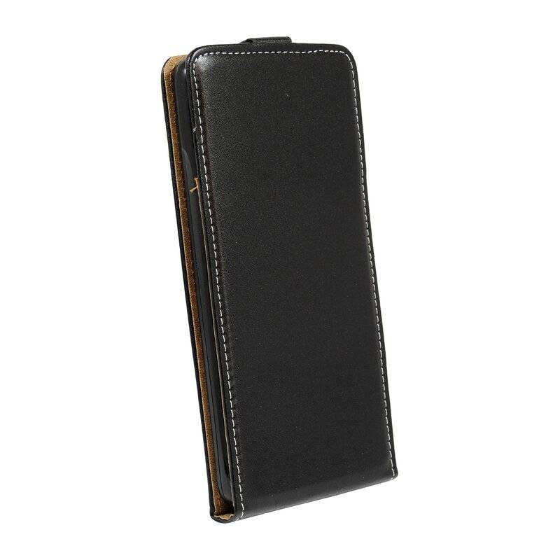 cofi1453® Flip Case kompatibel mit Samsung Galaxy A52 (A525F) Handy Tasche vertikal aufklappbar Schutzhülle Klapp Hülle Schwarz