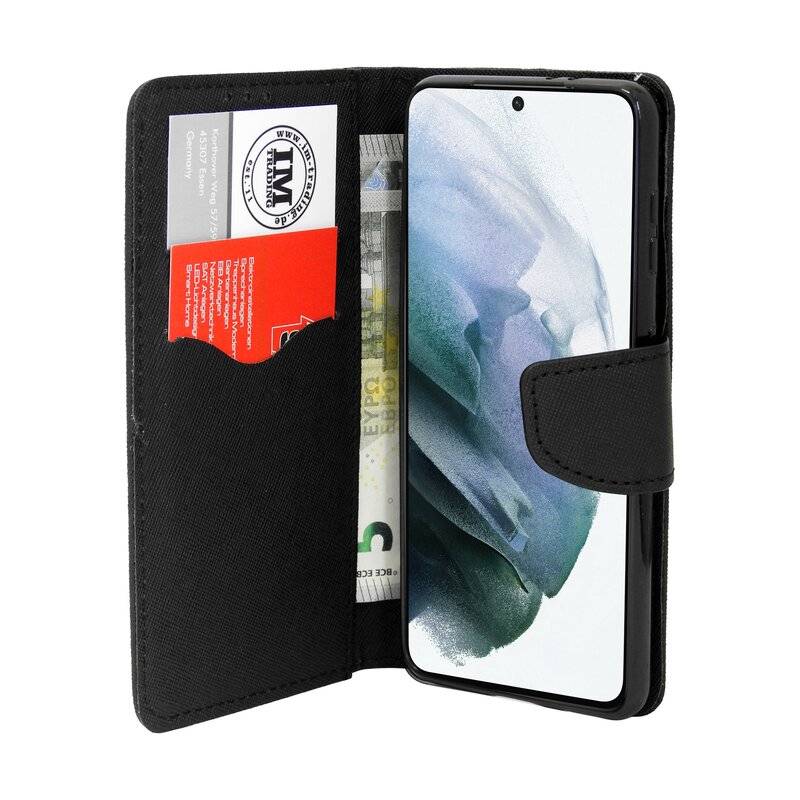 cofi1453® Buch Tasche "Fancy" kompatibel mit SAMSUNG GALAXY S21 PLUS (G996F) Handy Hülle Etui Brieftasche Schutzhülle mit Standfunktion, Kartenfach