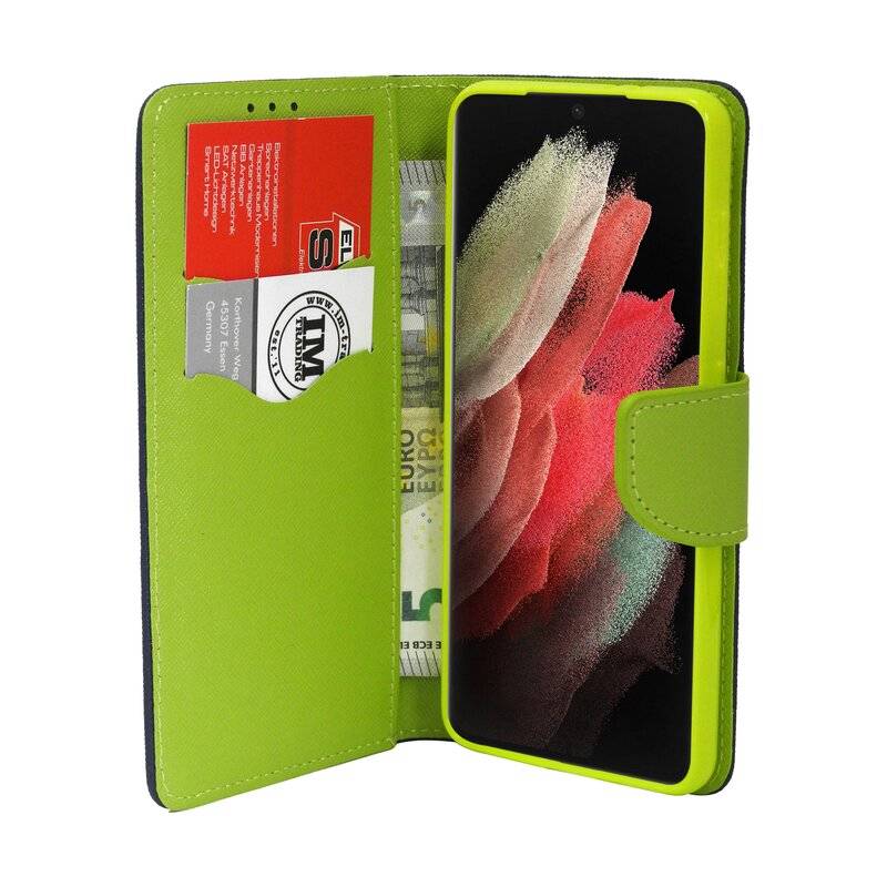 cofi1453® Buch Tasche "Fancy" kompatibel mit SAMSUNG GALAXY S21 ULTRA (G998B) Handy Hülle Etui Brieftasche Schutzhülle mit Standfunktion, Kartenfac