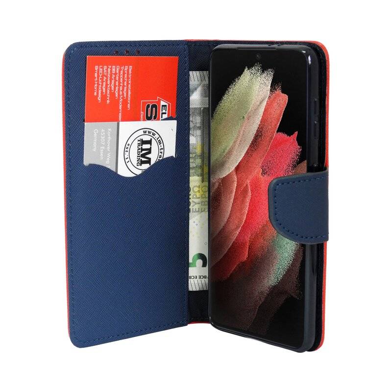 cofi1453® Buch Tasche "Fancy" kompatibel mit SAMSUNG GALAXY S21 ULTRA (G998B) Handy Hülle Etui Brieftasche Schutzhülle mit Standfunktion, Kartenfac