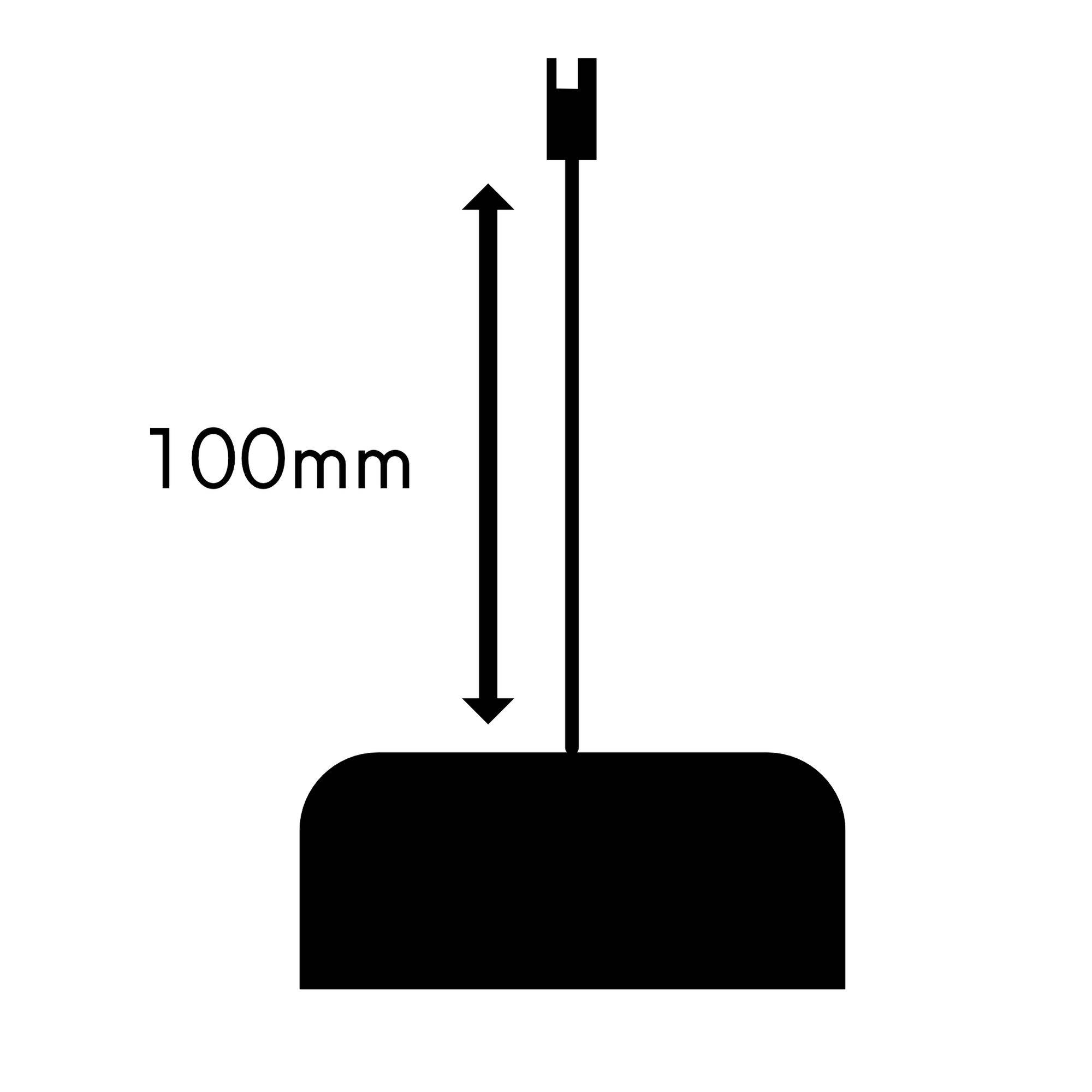 6-Fach-Verteiler für bestehende Leuchten-Sets, weiss, 10cm Kabellänge