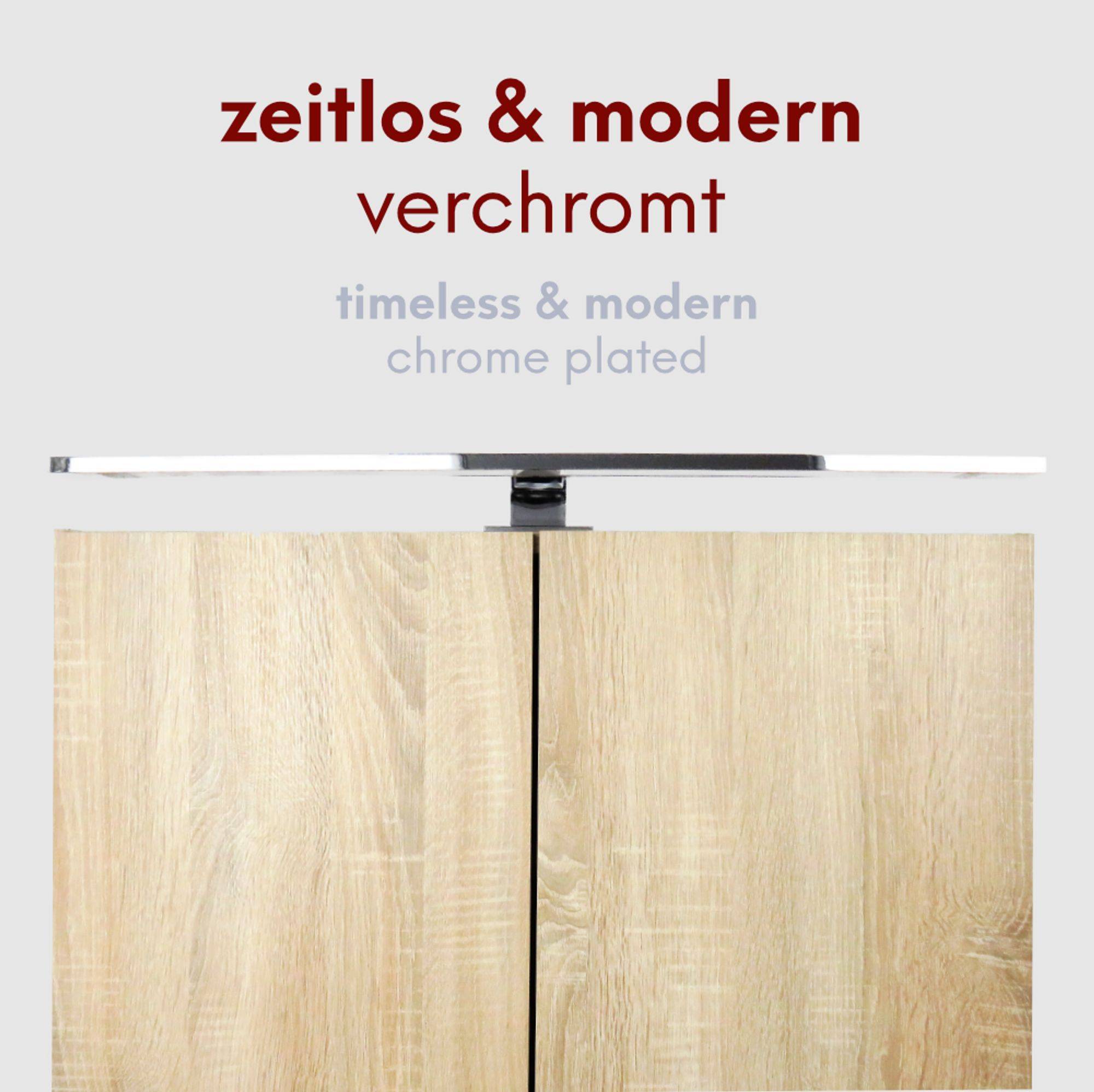 kalb | LED Badleuchte 600mm verchromt Spiegelleuchte 230V warmweiss od. neutralweiss