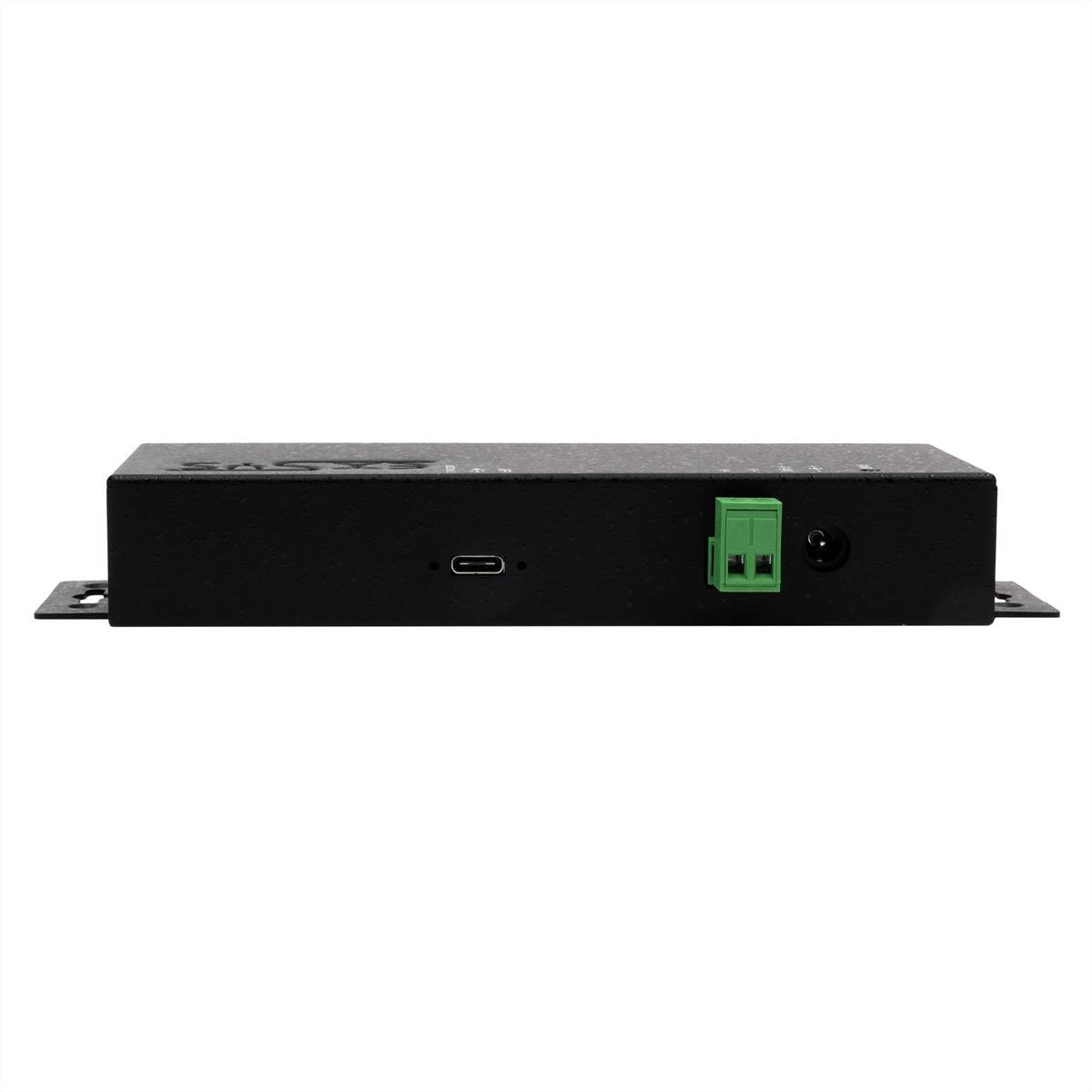 EXSYS EX-1237HMVS 7 Port USB 3.2 Gen2 Hub mit 4 x USB-C und 3 x USB-A Anschluss