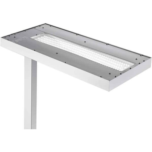 LED-Stehleuchte 9080 Aluminium silber