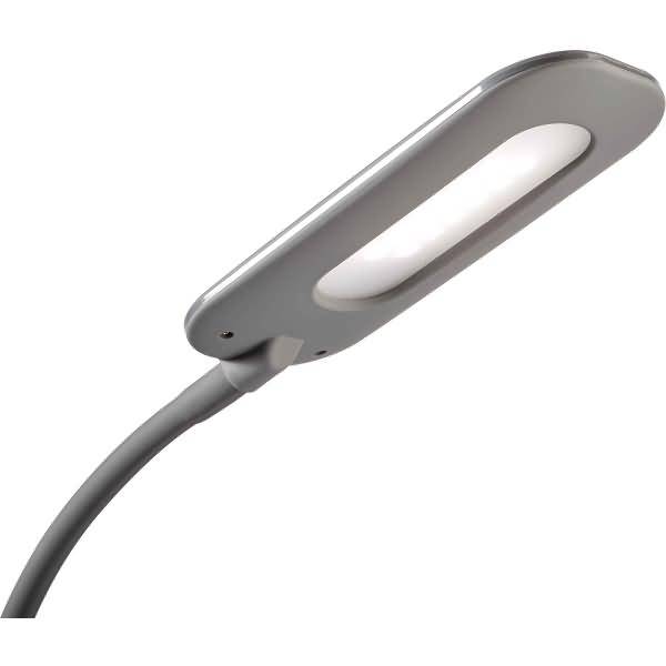 LED-Tischleuchte grau