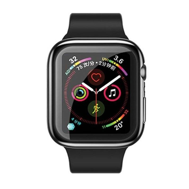 Silikon Hülle kompatibel mit Apple Watch Series 4 44mm TPU Gehäuse Schutz Zubehör in Transparent