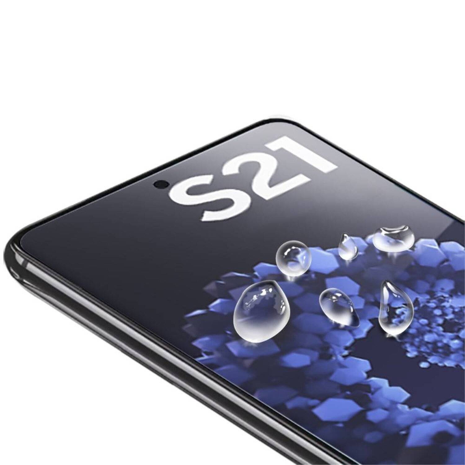 cofi1453® Schutzglas 9H kompatibel mit SAMSUNG GALAXY S21 (G991F) Displayschutzfolie Schutzfolie Passgenau Glas
