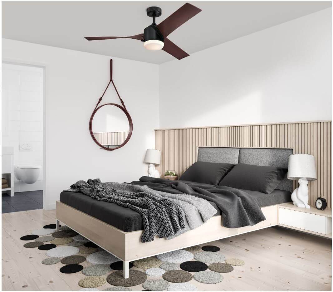 Deckenventilator Evan 132 cm mit LED & Fernbedienung