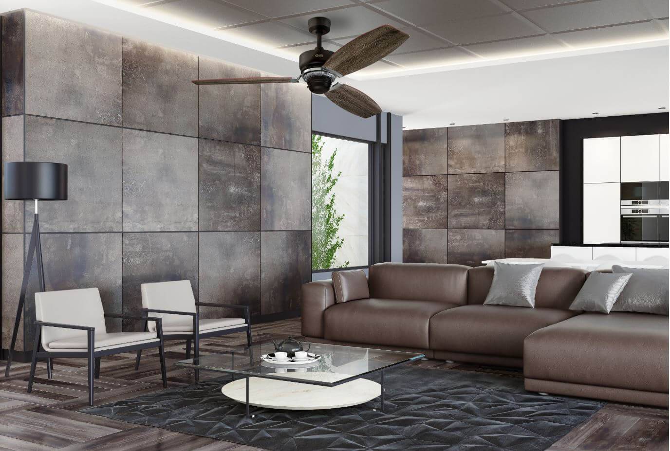 Deckenventilator Welford 137 cm mit Zugkette