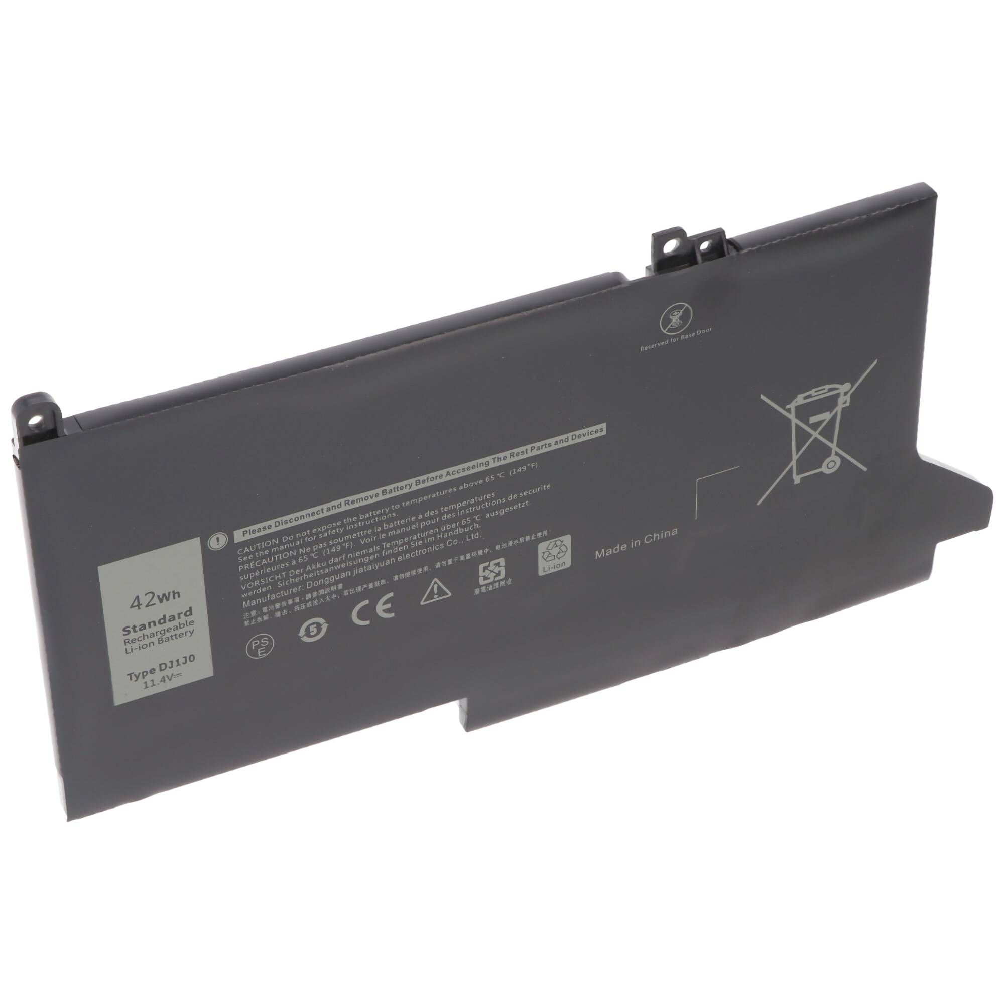 Akku passend für Dell Latitude 12 7480, 12 7000, 12 7280, PGFX4, 451-BBZL, 11,4V, 3650mAh