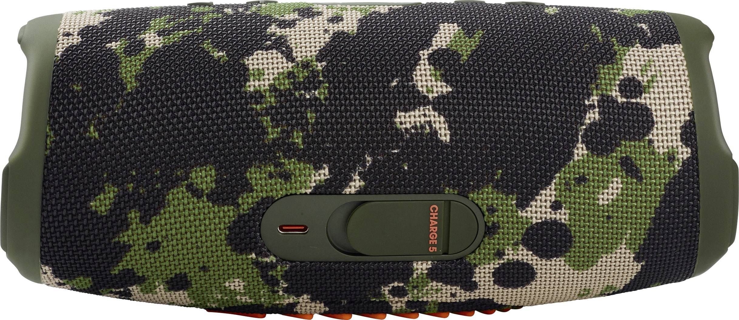 JBL CHARGE 5 Bluetooth® Lautsprecher Outdoor, Wasserfest, USB Camouflage