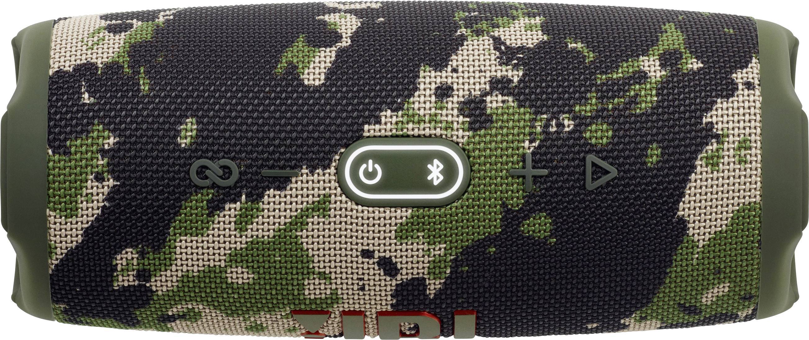 JBL CHARGE 5 Bluetooth® Lautsprecher Outdoor, Wasserfest, USB Camouflage