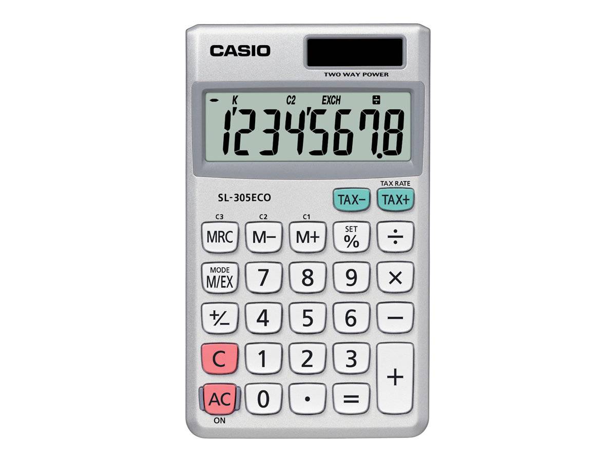 Casio SL-305ECO - Taschenrechner - 8 Stellen
