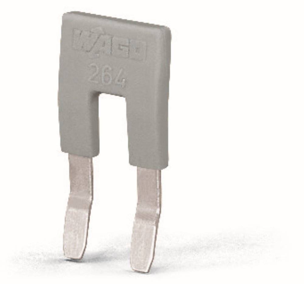 Wago Brücker;für Leitereinführung;2-fach;grau - 264-402 - 1 Stück