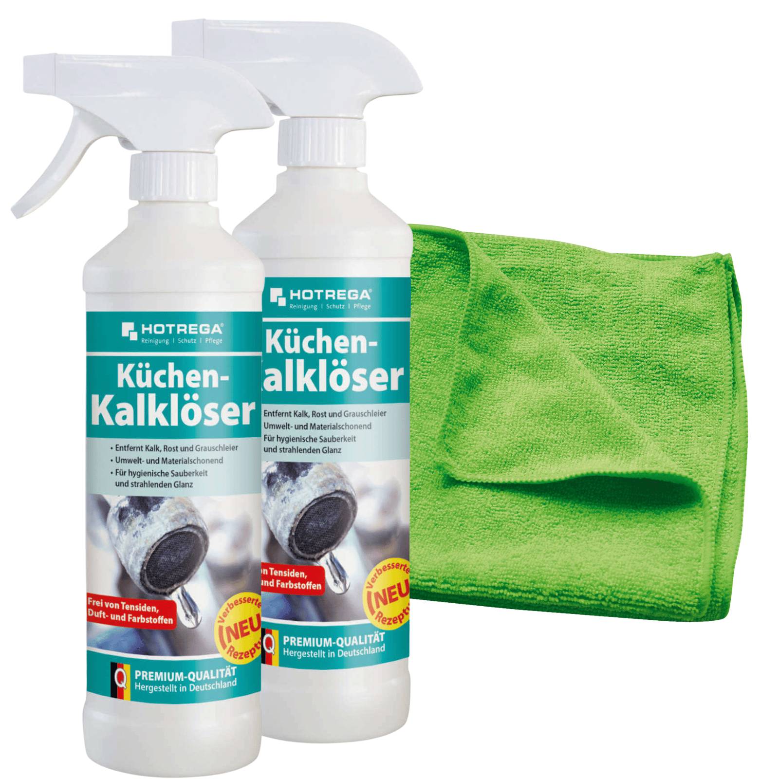 HOTREGA Küchen Kalklöser Set 3-teilig